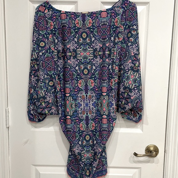 Laundry By Shelli Segal Swim Cover-Up Tunic S/P - Picture 5 of 6